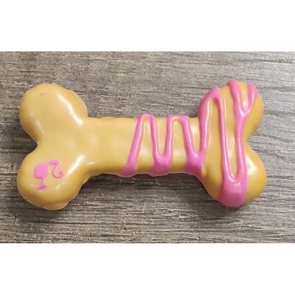 Mattel Barbie Kiss & Care Pet Vet Replacement Part: 2.25" Puppy Dog Bone Z6